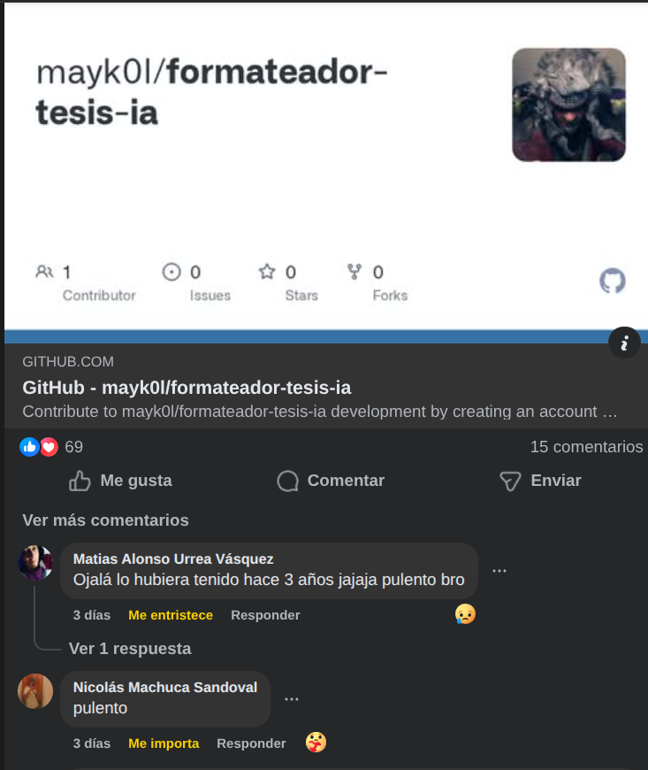 Formateador de Tesis - Documento formateado